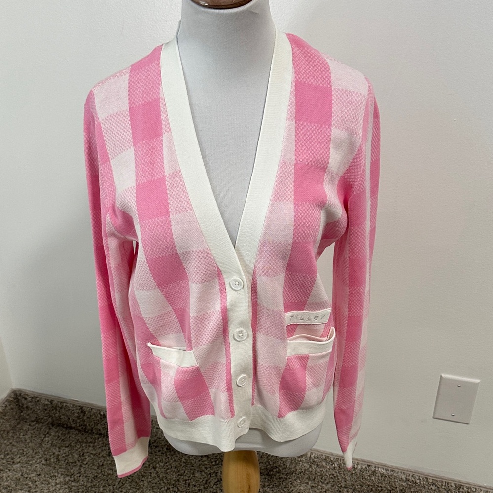 ❤️ NWT Tilley Loves Golf Cardigan Sweater